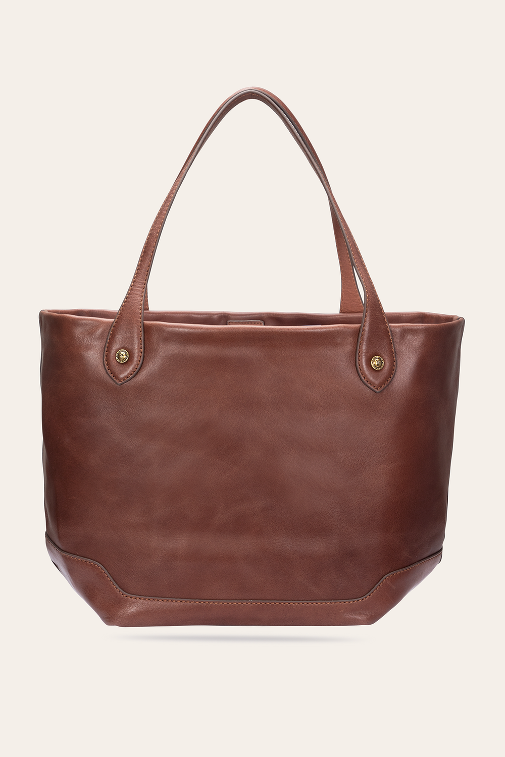 Kenzie Unlined Cognac Tote Frye us