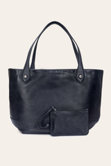 Kenzie Unlined Black Tote Frye USA