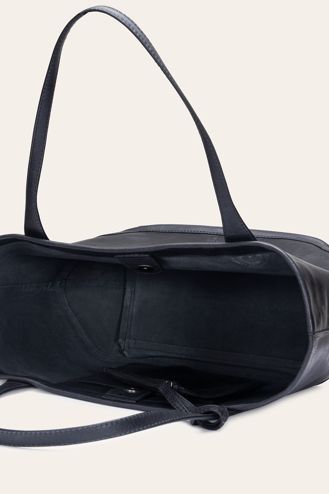 Kenzie Unlined Black Tote Frye USA