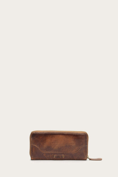 Melissa Cognac Zip Wallet Frye Sale