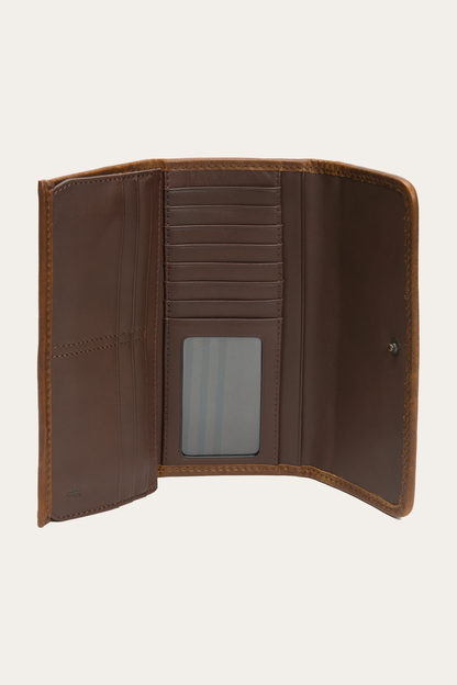 Melissa Dark Brown Wallet Frye us