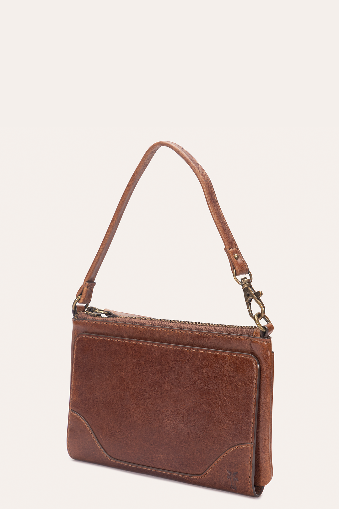 Melissa Convertible Wristlet Wallet in Cognac Frye USA