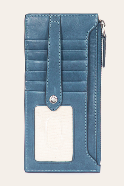Melissa Steel Snap Card Wallet Frye Outlet