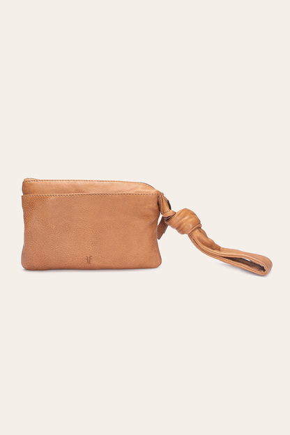 Nora Beige Knotted Wristlet Frye Online