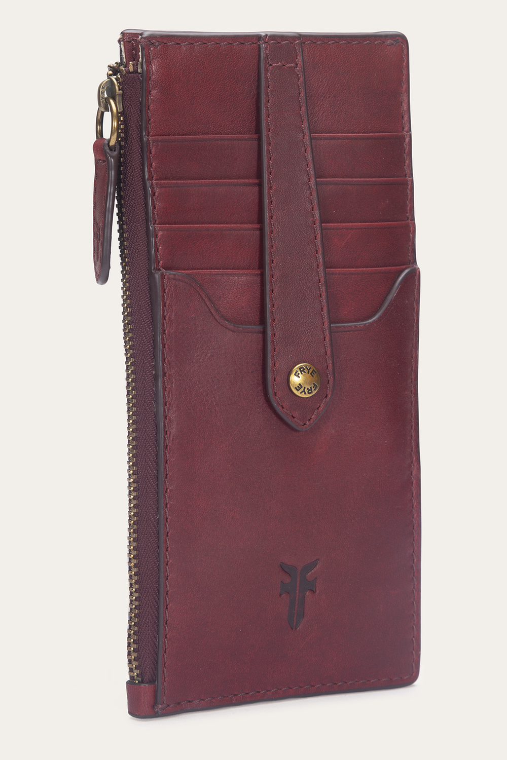 Berry Lacquer Melissa Snap Card Wallet Frye On sale