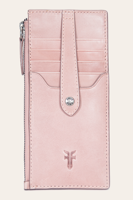 Women's Melissa Snap Card Wallet (Woodrose) Frye us