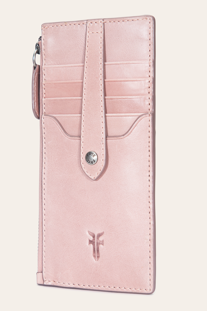 Women's Melissa Snap Card Wallet (Woodrose) Frye us