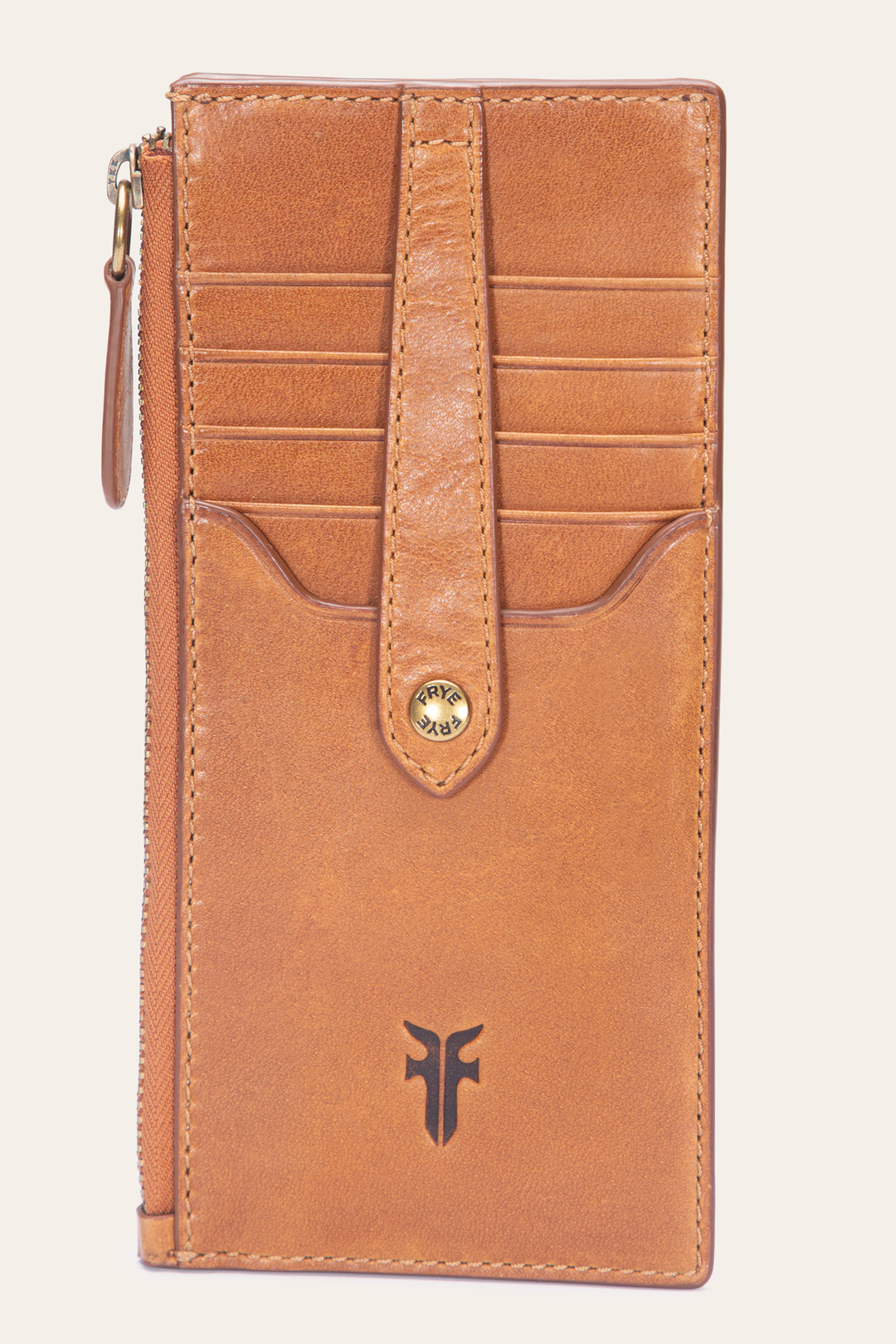 Melissa Burnt Terracotta Snap Card Wallet Frye
