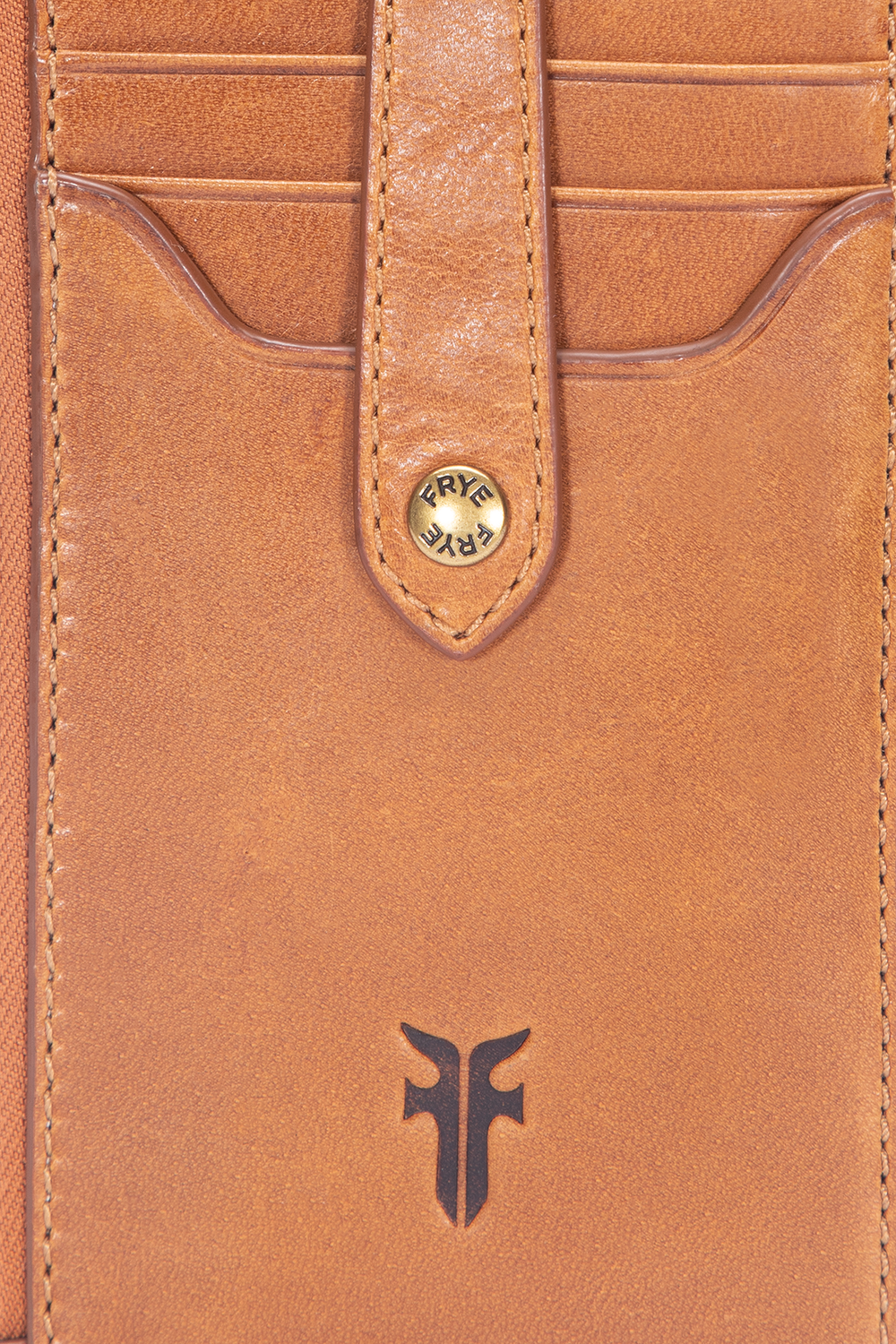 Melissa Burnt Terracotta Snap Card Wallet Frye
