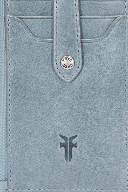 Melissa Sky Blue Snap Card Wallet Frye For Sale
