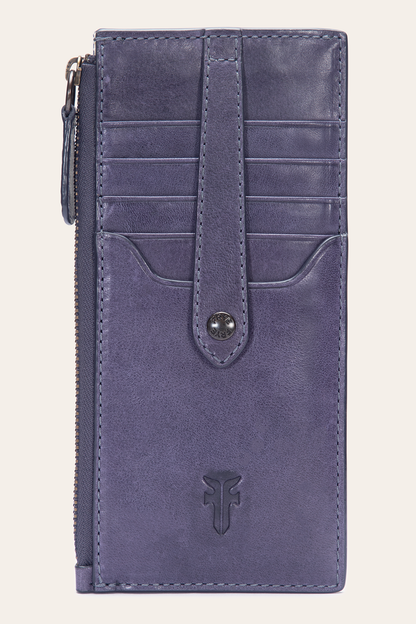 Melissa Eggplant Snap Card Wallet Frye Outlet