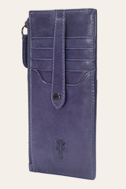 Melissa Eggplant Snap Card Wallet Frye Outlet