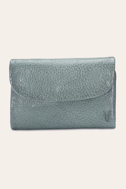 Nora Sky Blue Small Wallet Frye USA