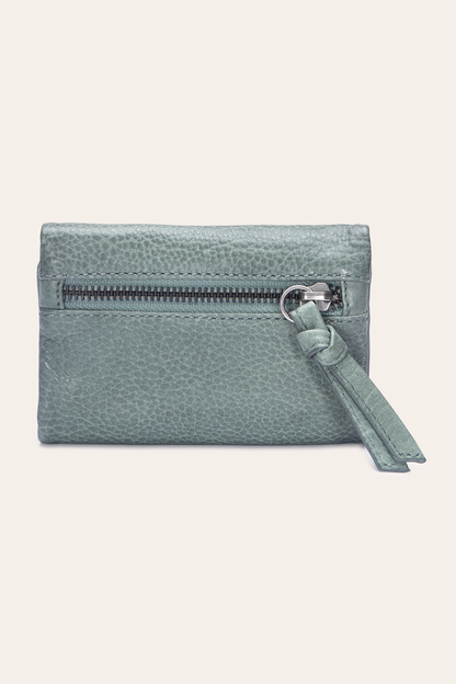 Nora Sky Blue Small Wallet Frye USA