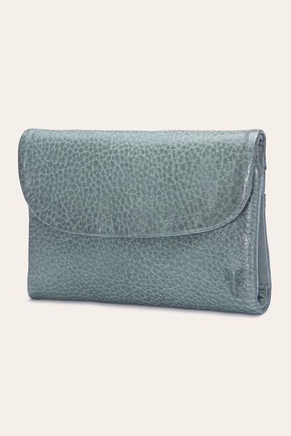 Nora Sky Blue Small Wallet Frye USA