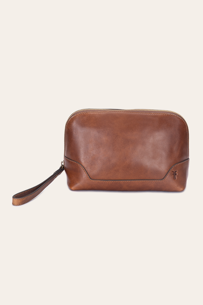 Melissa Cognac Carry All Clutch Frye us