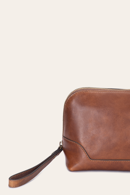 Melissa Cognac Carry All Clutch Frye us