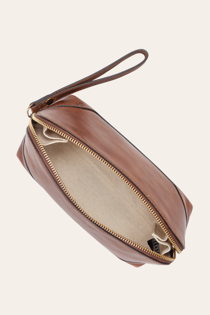Melissa Cognac Carry All Clutch Frye us