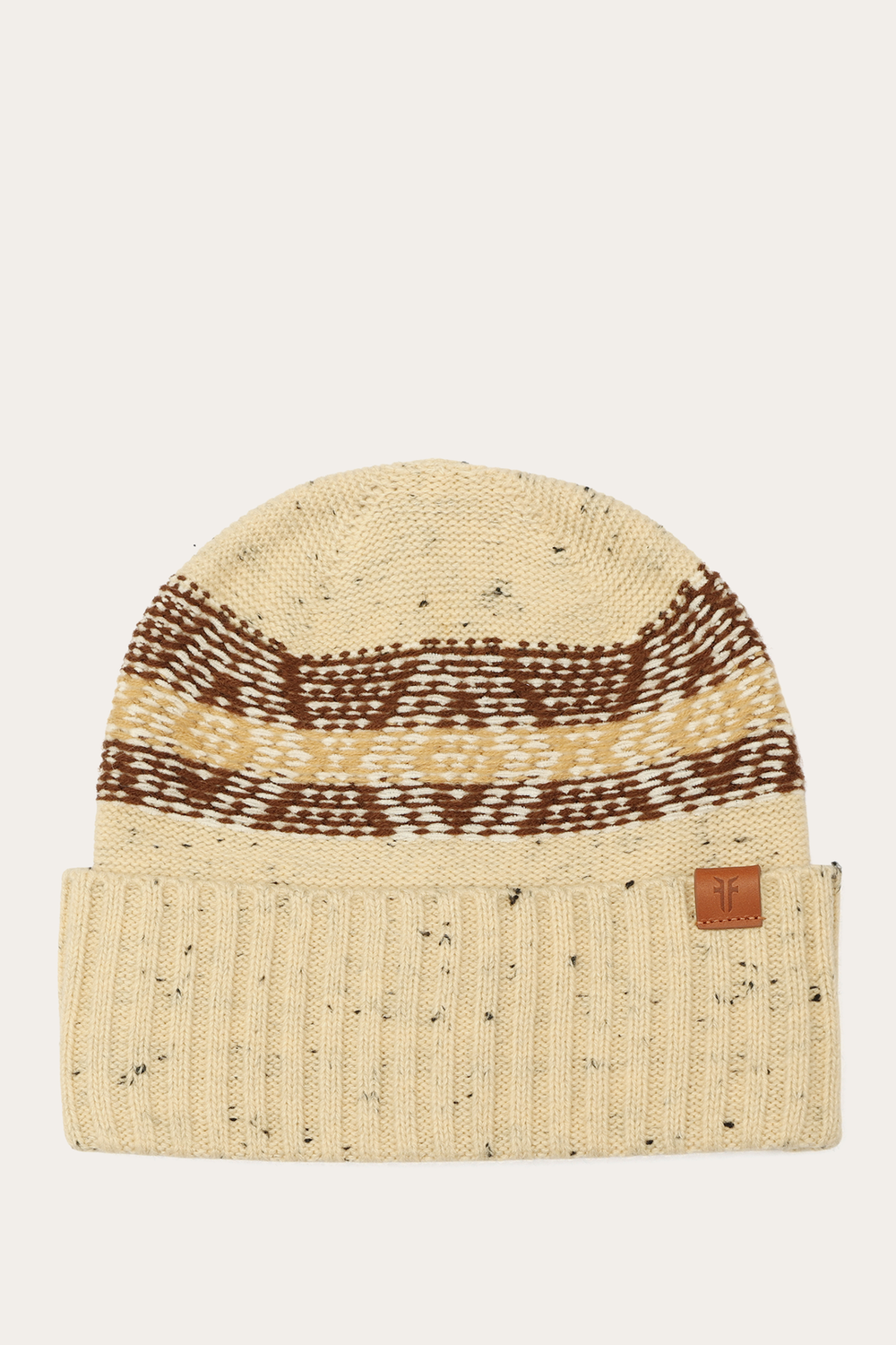 Birch Tweed Fair Isle Cuff Hat Frye Online
