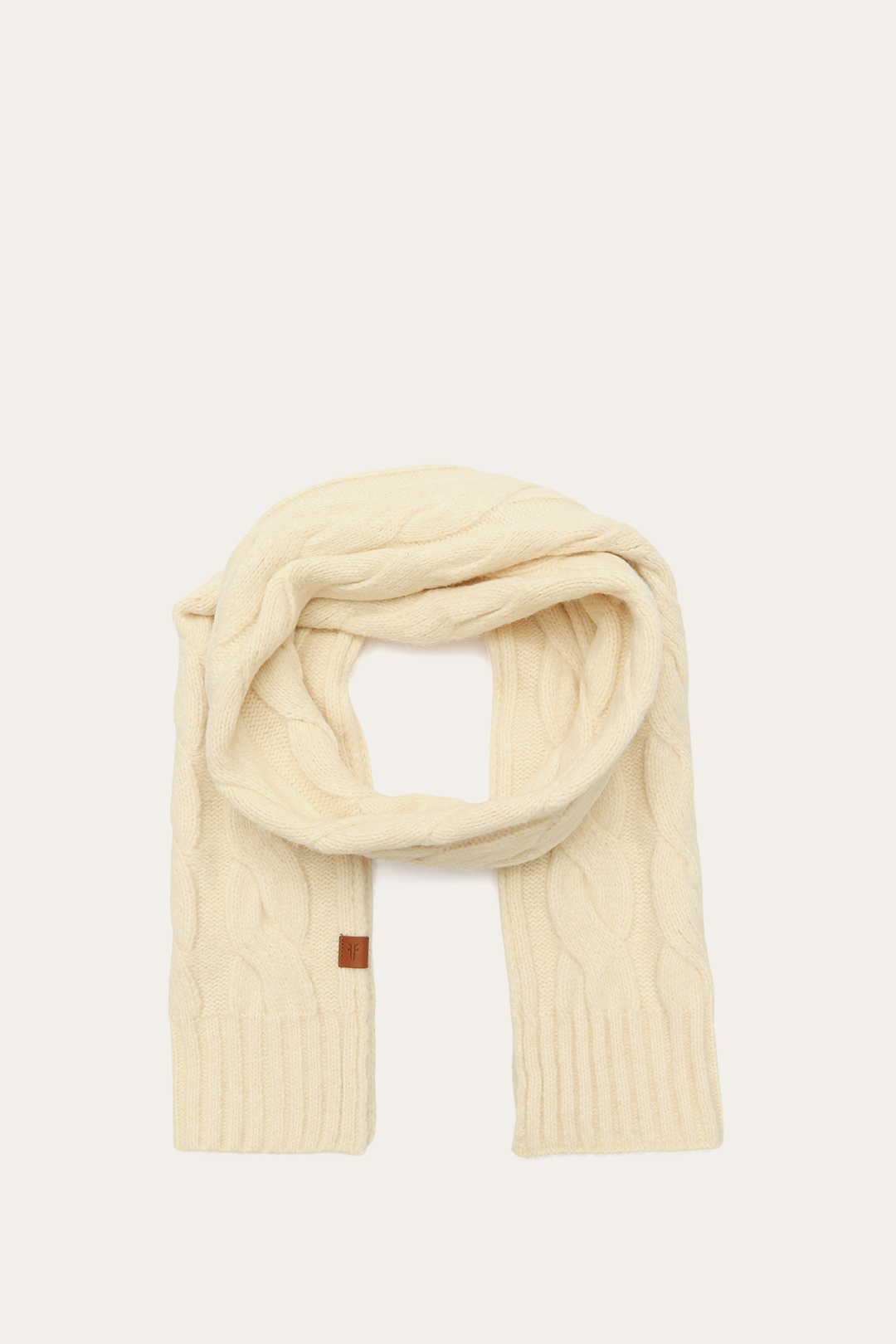 Birch Wide Cable Scarf Frye On sale