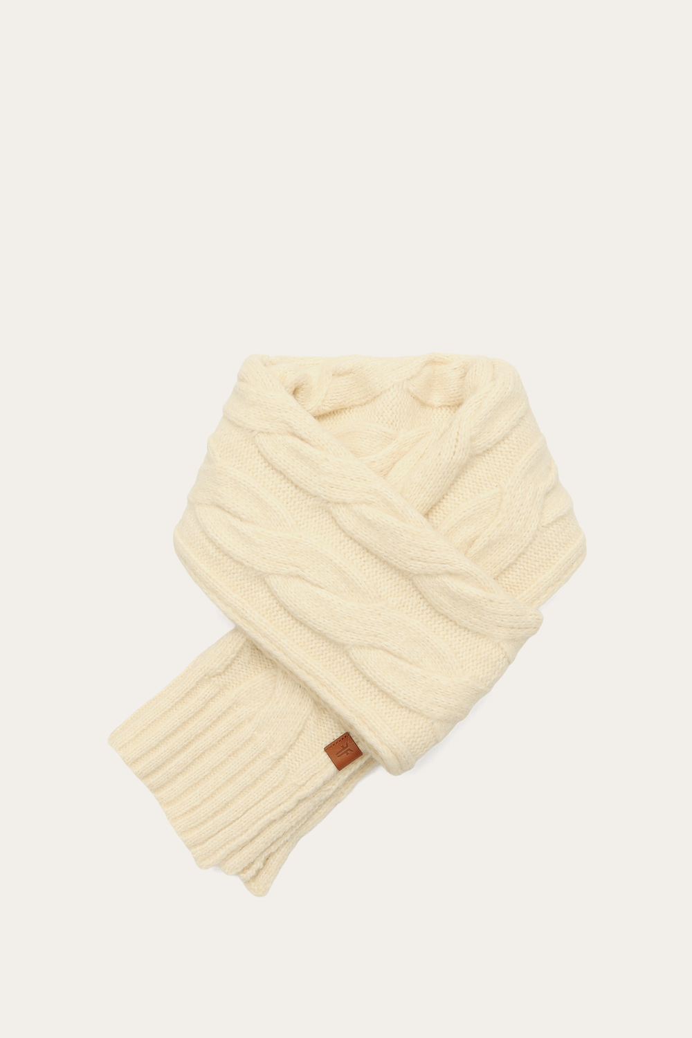 Birch Wide Cable Scarf Frye On sale