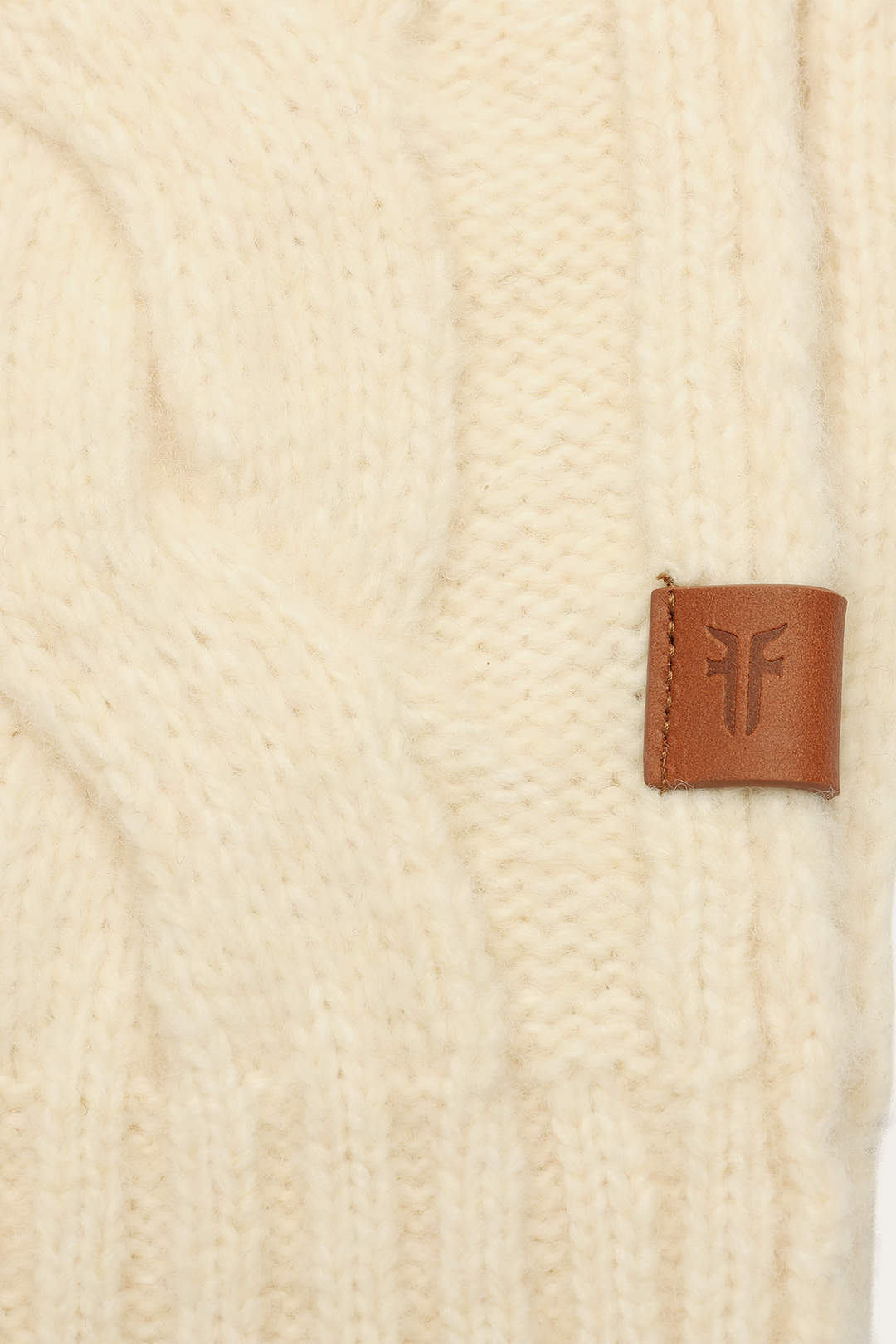 Birch Wide Cable Scarf Frye On sale