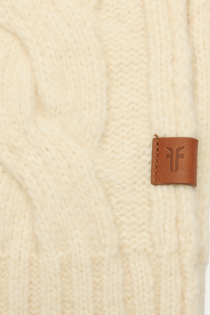 Birch Wide Cable Scarf Frye On sale