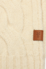 Birch Wide Cable Scarf Frye On sale