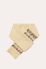 Birch Tweed Fair Isle Scarf Frye For Sale