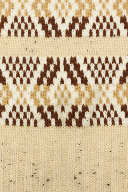 Birch Tweed Fair Isle Scarf Frye For Sale