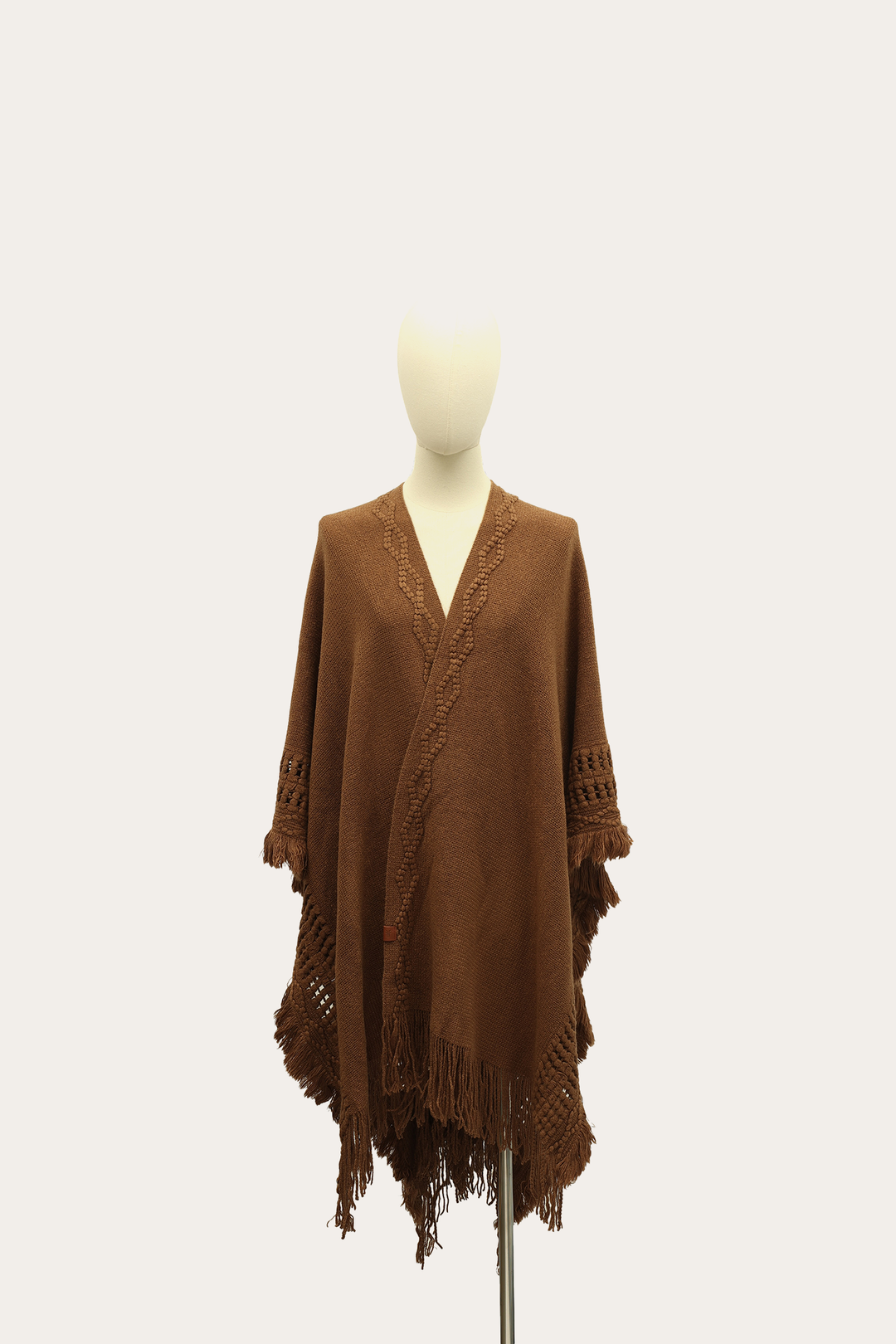 Acorn Embellished Fringe Ruana Frye Outlet