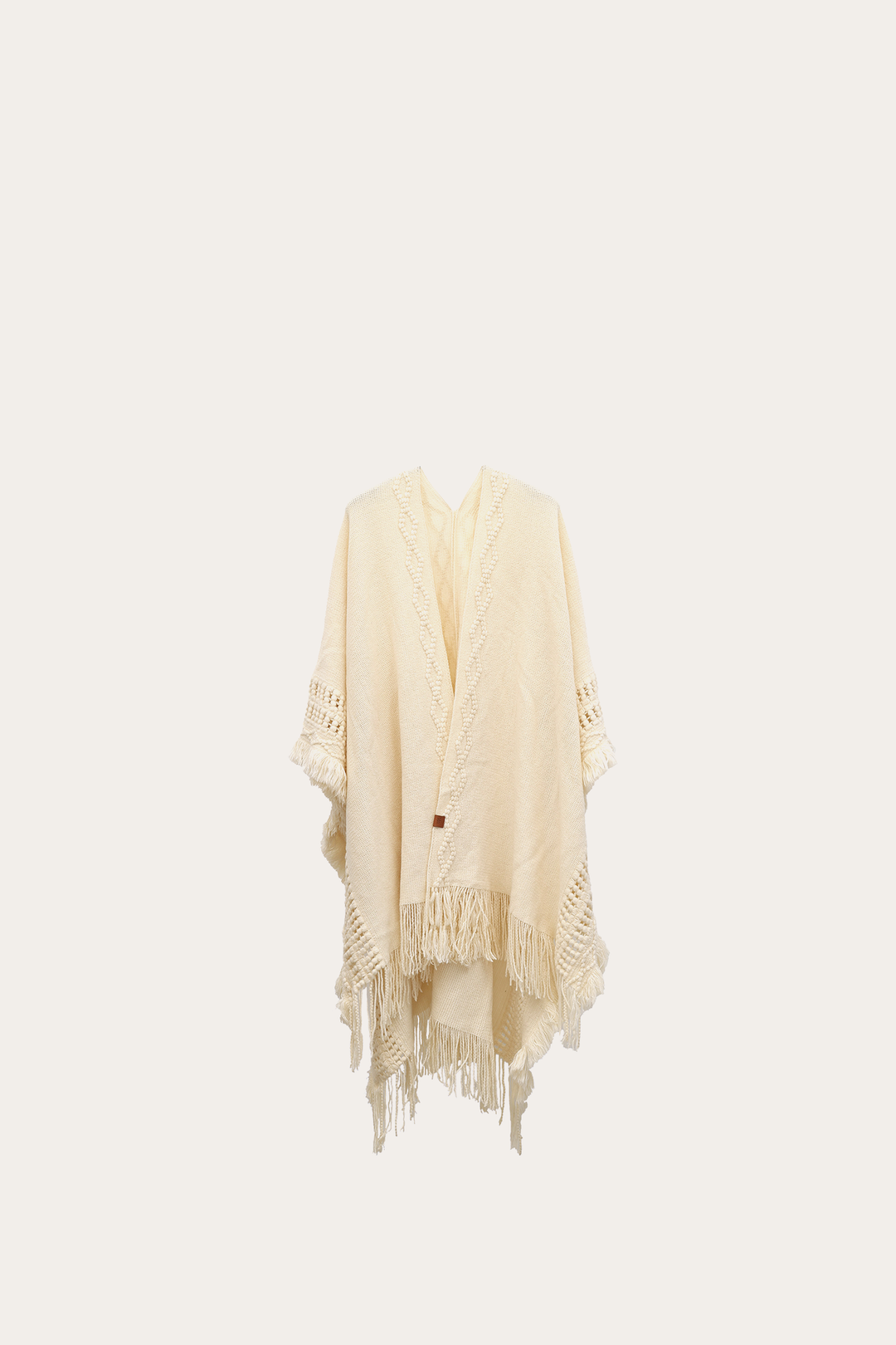 Birch Embellished Fringe Ruana Frye us