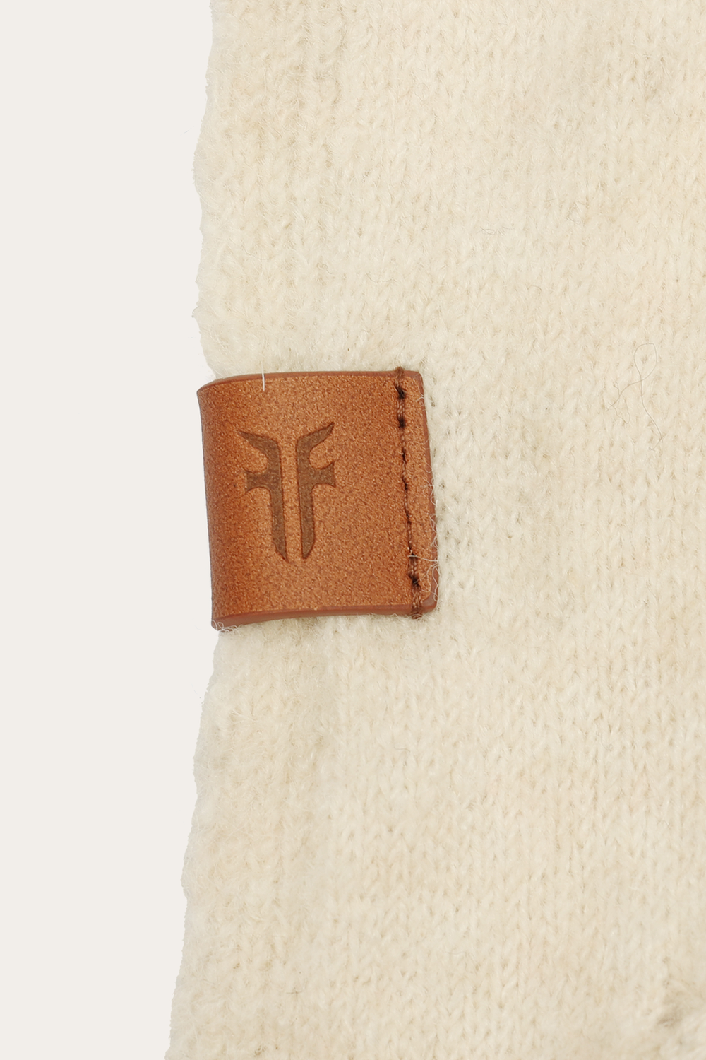Birch Long Fringe Triangle Scarf Frye USA