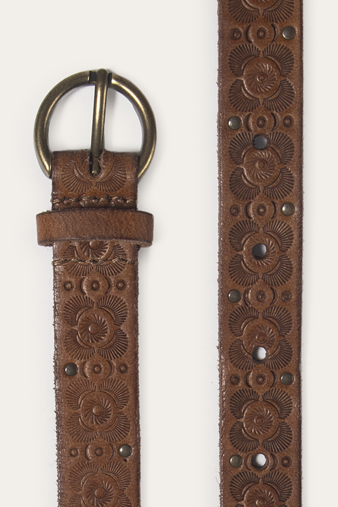 Light Whiskey 20mm Tooling & Stud Belt Frye Online