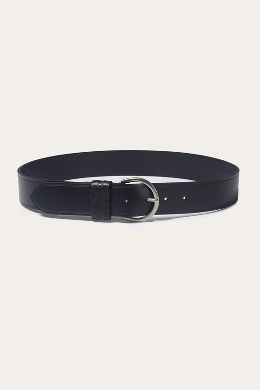 Black 40mm Belt With Woven Keeper Frye Near me