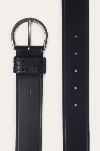 Black 40mm Belt With Woven Keeper Frye Near me