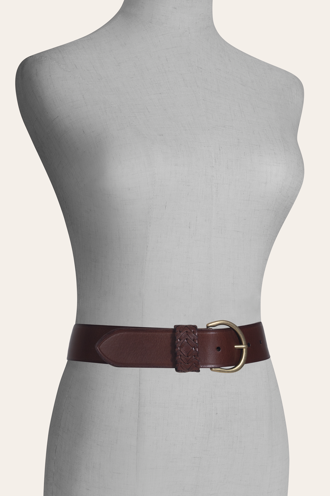 Tan 40mm Belt With Woven Keeper Frye Online