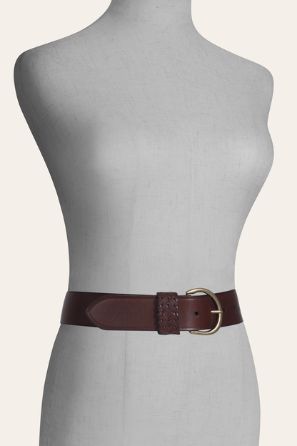 Tan 40mm Belt With Woven Keeper Frye Online