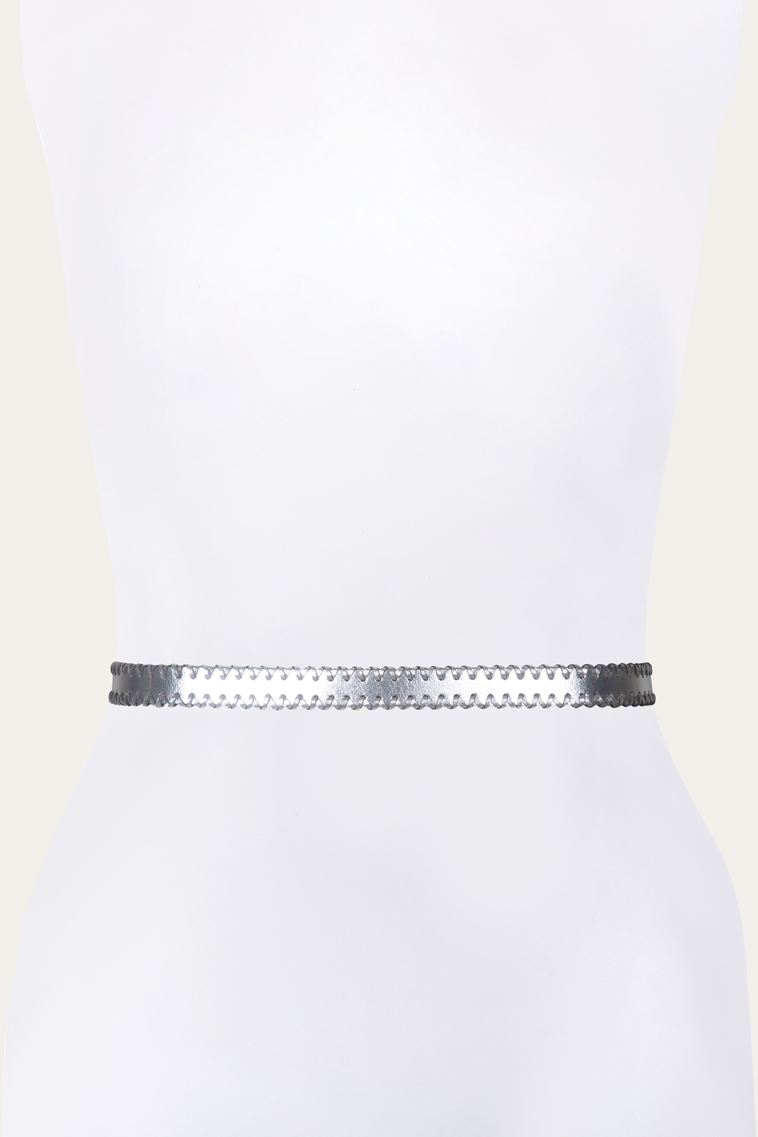 20mm Silver Leather Belt With 3-Piece Buckle Set Frye Sale