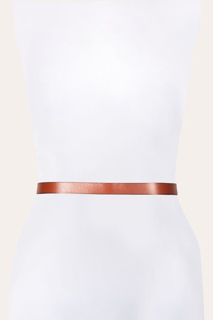 25mm Tan Logo Western Belt Frye Outlet