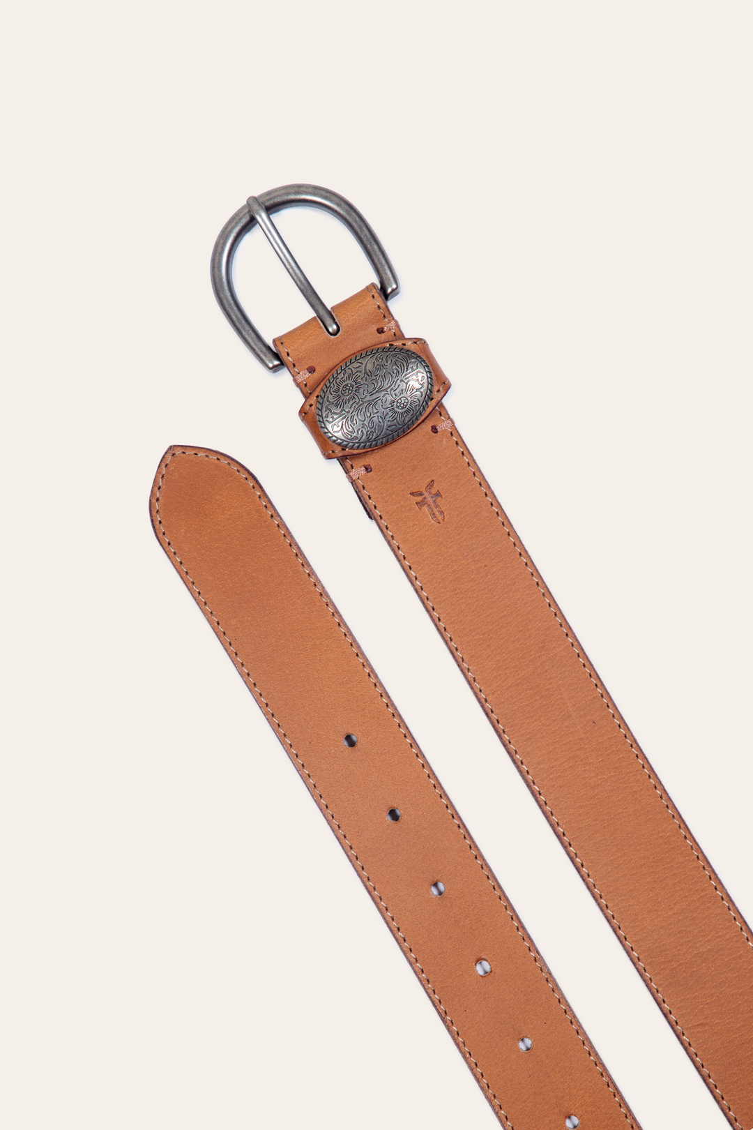 Women’s Beige 35mm Belt With Concho On Loop Frye Near me