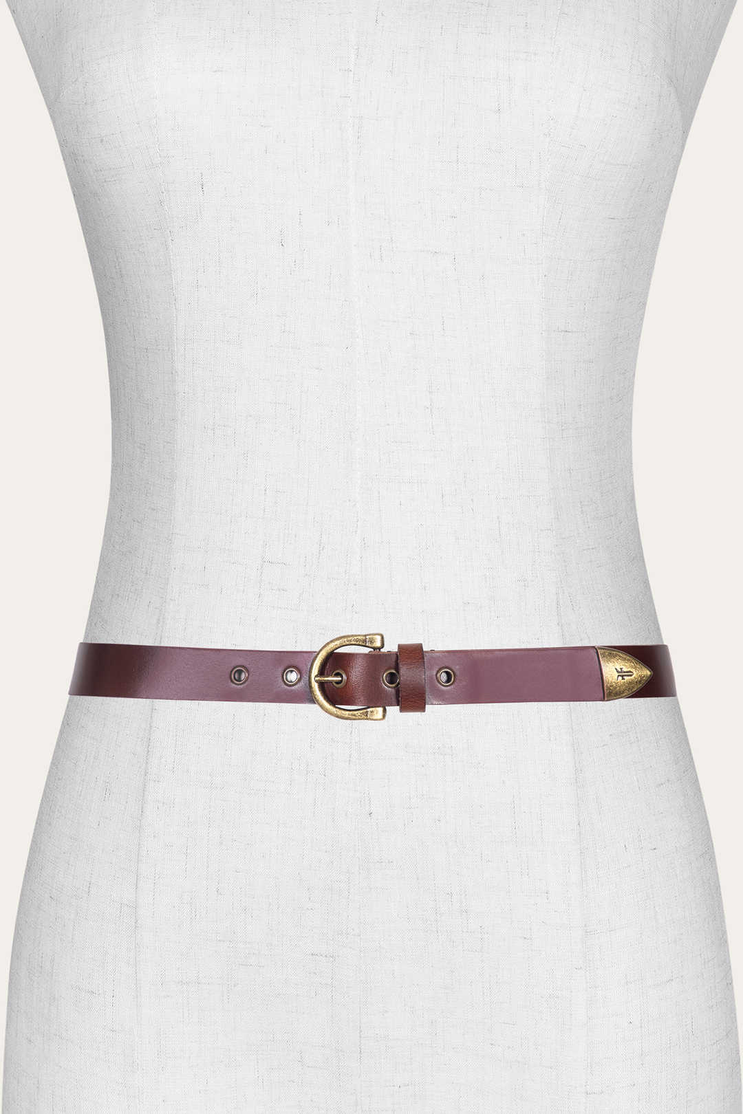 Women’s Tan 25mm Horseshoe Buckle Belt Frye