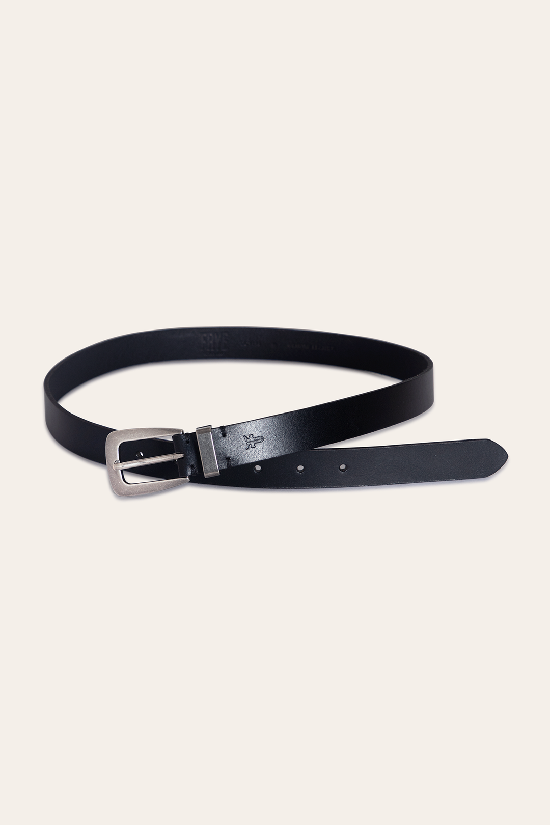 Women’s Black 25mm Belt With Metal Loop Frye On sale