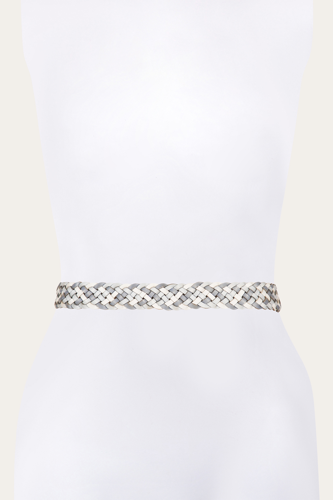 35mm Washed Denim Woven Leather Belt Frye Sale