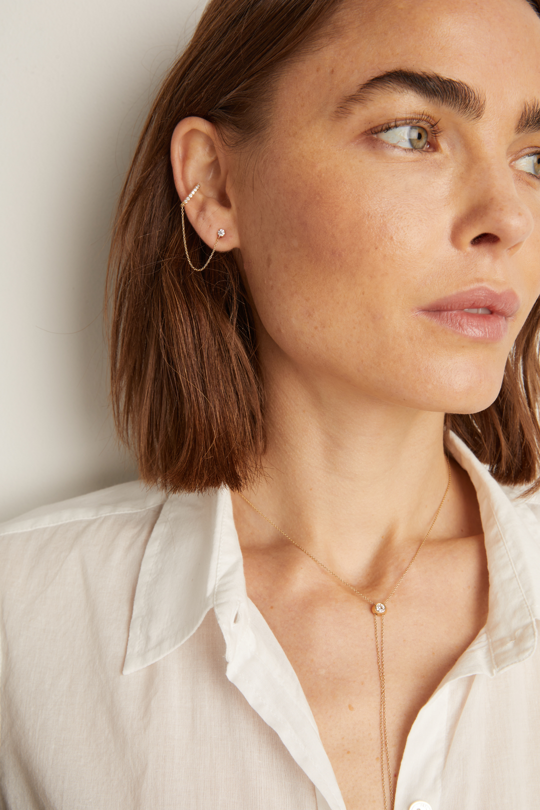Women’s Lab Grown Diamond Stud and Ear Cuff | Aurate x The Frye Company Frye Near me