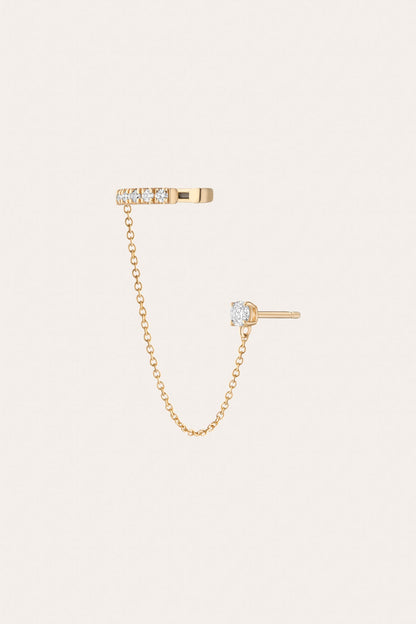 Women’s Lab Grown Diamond Stud and Ear Cuff | Aurate x The Frye Company Frye Near me