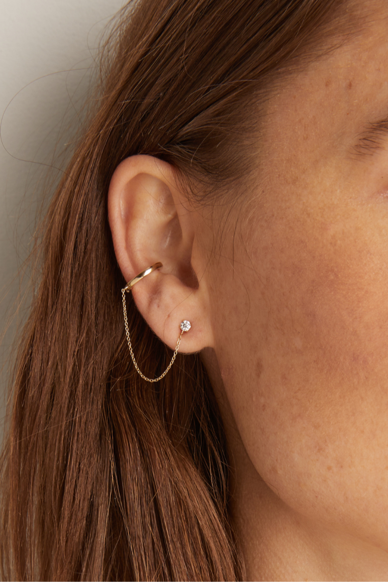 Women’s Lab Grown Diamond Stud and Ear Cuff | Aurate x The Frye Company Frye Near me