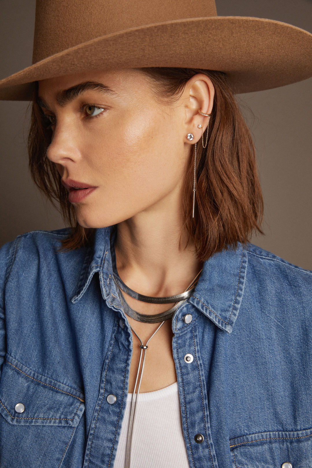Women’s Lab Grown Diamond Stud and Ear Cuff | Aurate x The Frye Company Frye Near me
