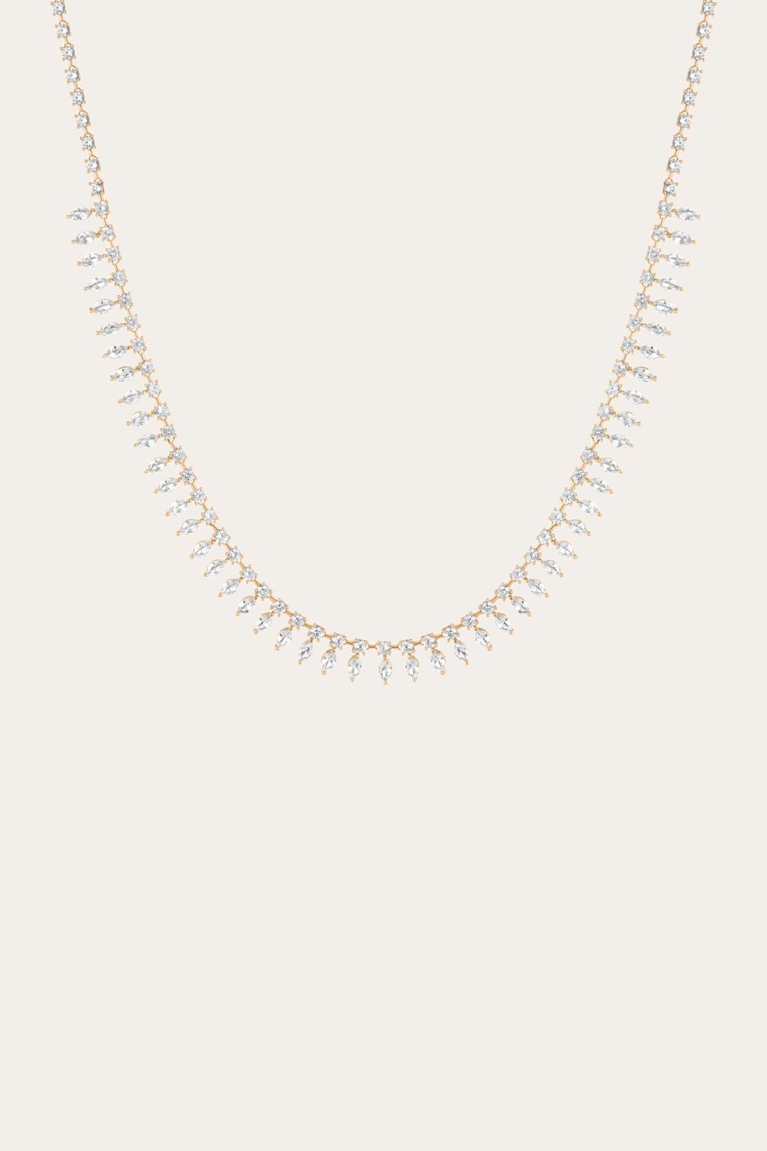 Women’s Marquise Fringe Necklace | Aurate x The Frye Company Frye
