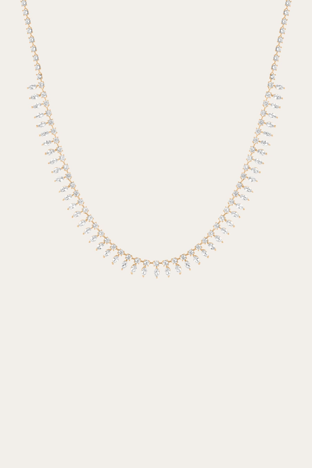 Women’s Marquise Fringe Necklace | Aurate x The Frye Company Frye